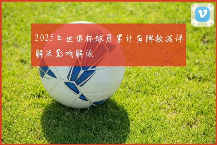2025年世俱杯球员累计黄牌数据详解及影响解读